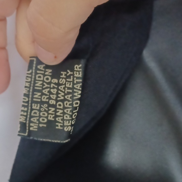 MEETU MAGIC Black /White Long Tunic SIZE 1x The African Scene, 29" pit to pit - Picture 5 of 6